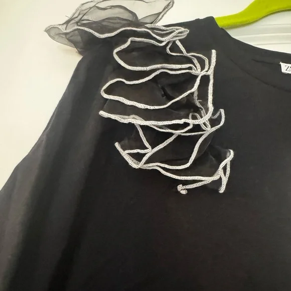 Zara Black Women's Top - Picture 3 of 3